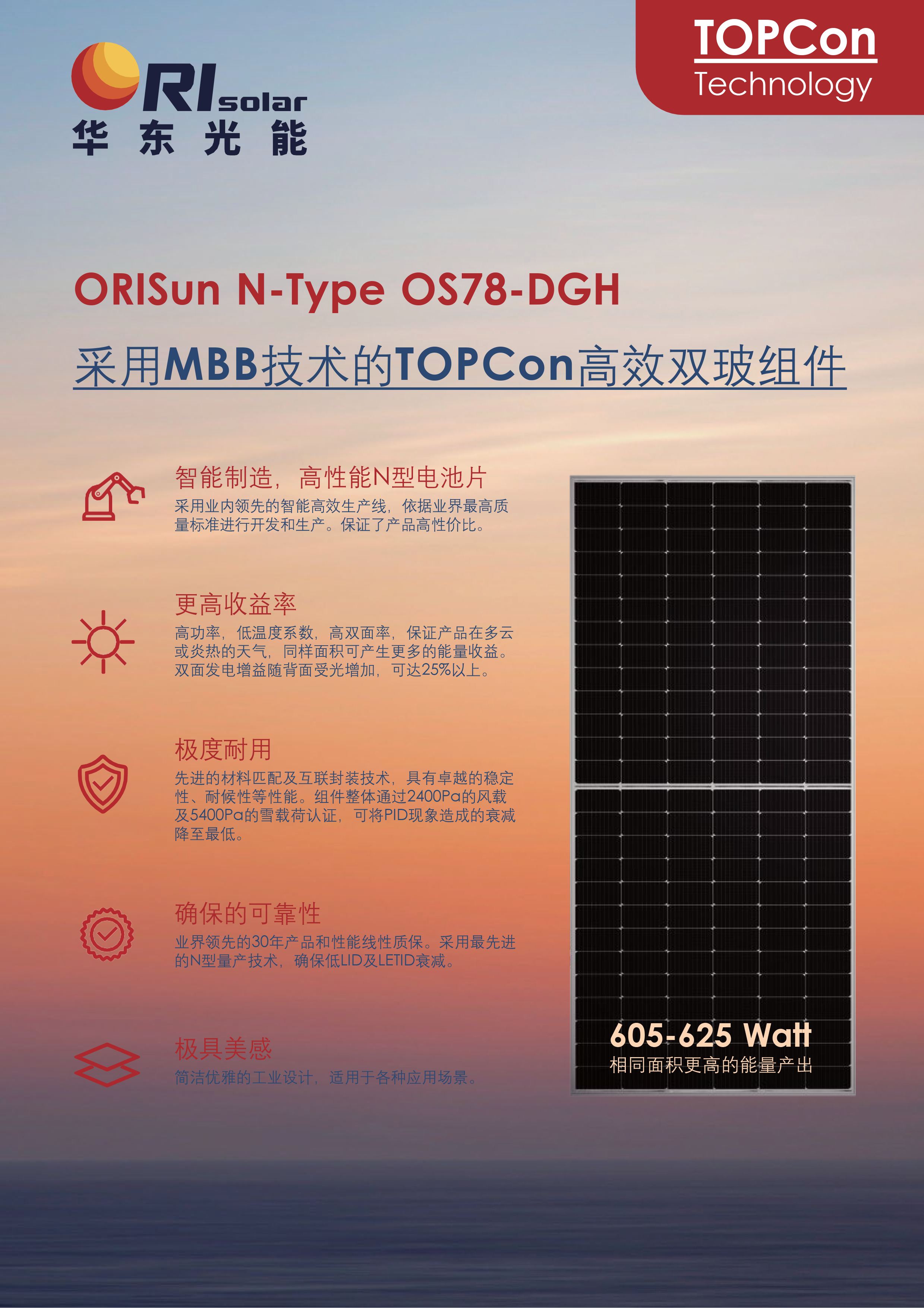 ORISun N-Type OS78-DGH